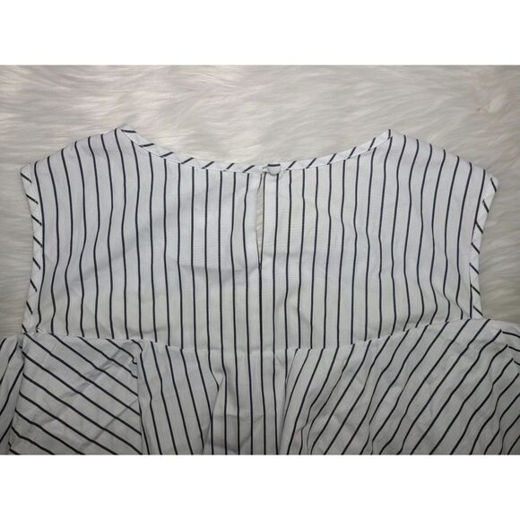 Club Monaco|Pallatona Striped Cold Shoulder Top, SMALL - Picture 5 of 7